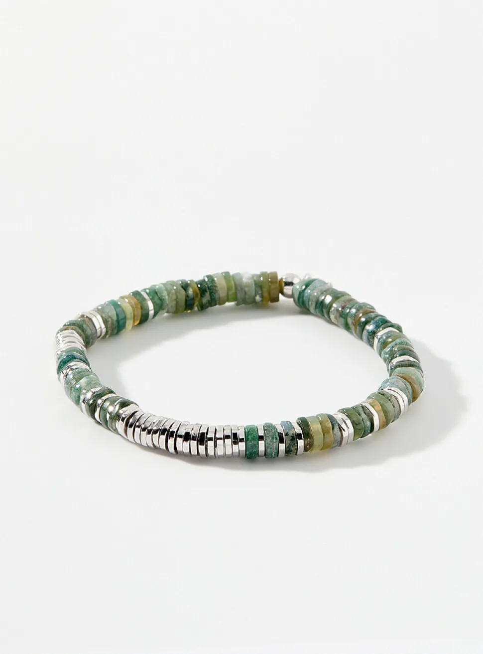 Constellation moss agate bracelet