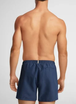 Contrast-trim swim short