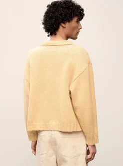 Corn knit polo