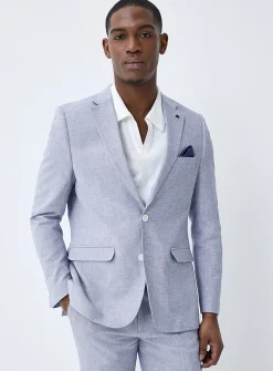 Cotton and linen jacket