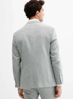 Cotton and linen jacket