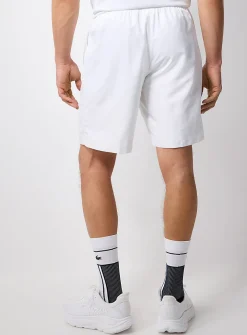 Cotton-lined taffeta tennis short