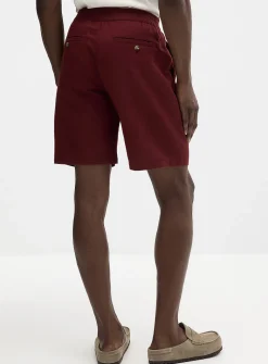 Cotton-linen Bermudas