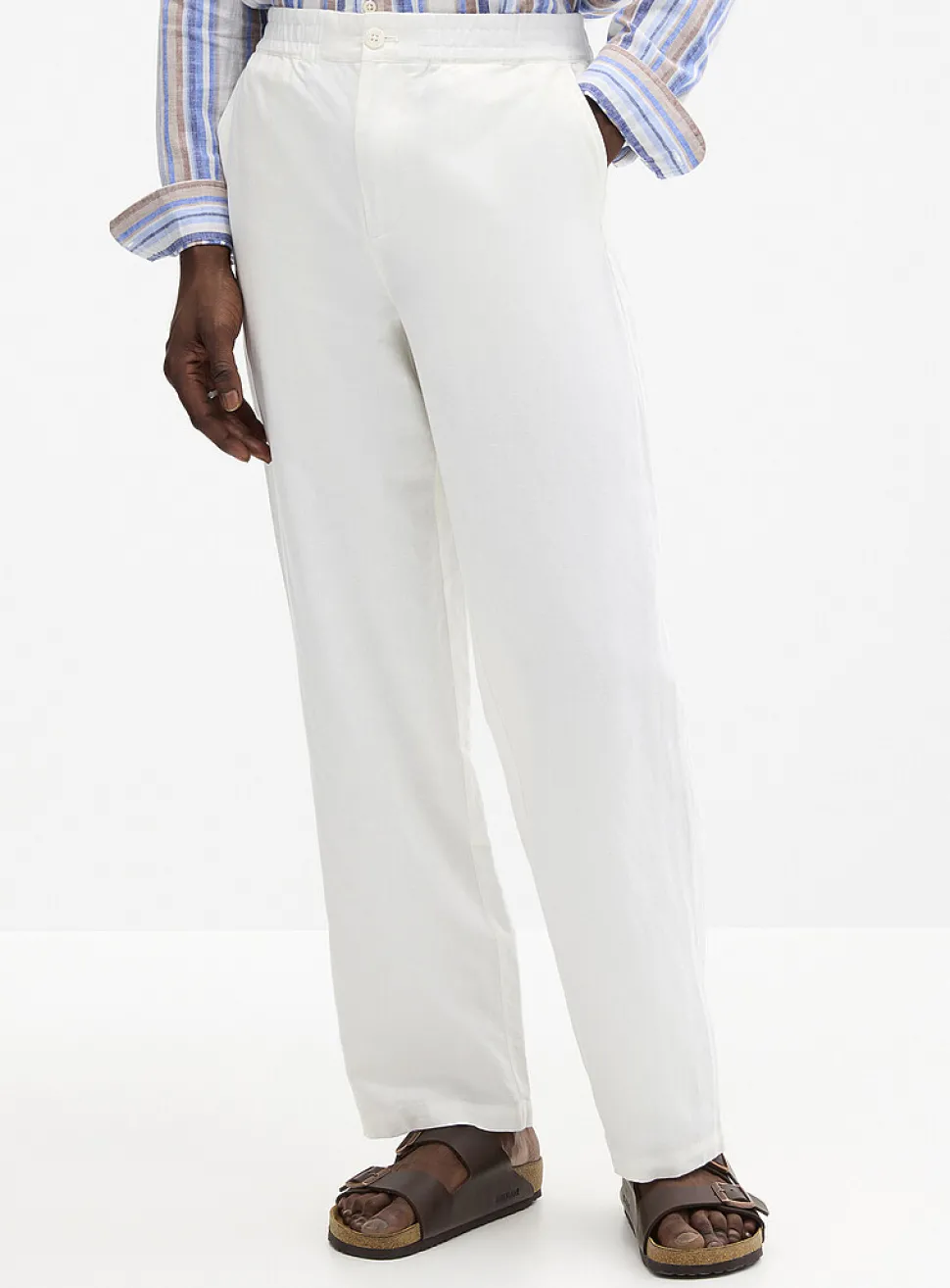 Cotton-linen pant