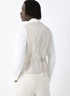 Cotton-linen vest