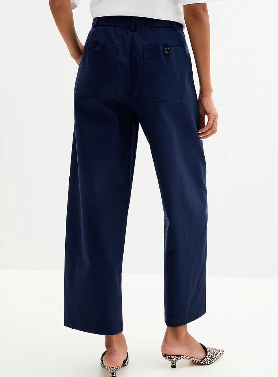 Cotton-lyocell chino pant