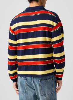 Cotton-wool rugby polo shirt