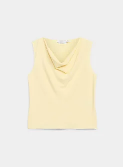 Cowl-neck flowy cami