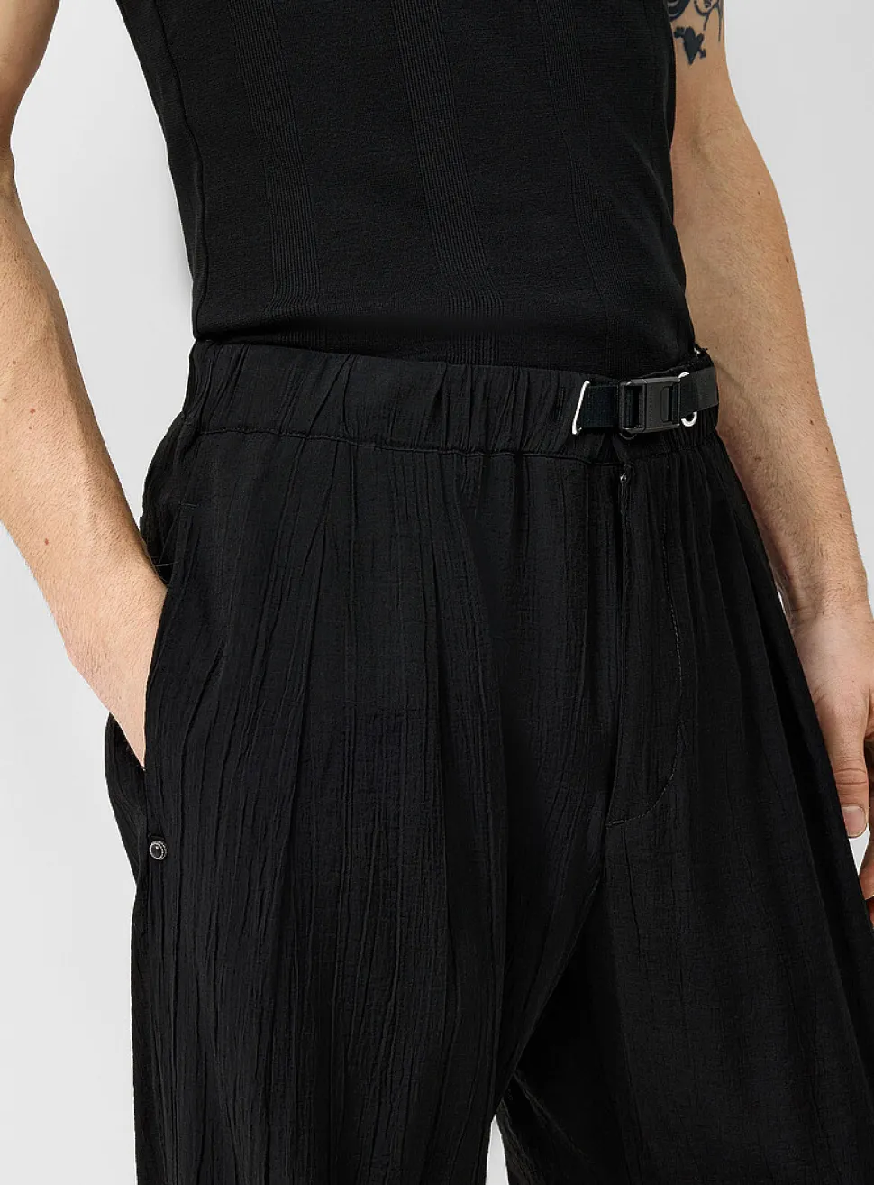 Crinkled pant