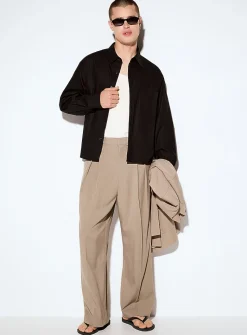 Crisp poplin boxy shirt