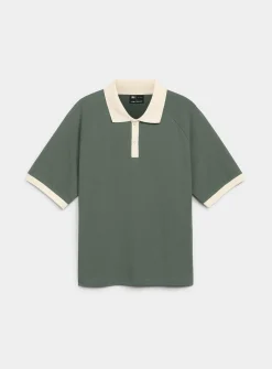 Cropped retro polo