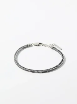 Cubic palm-link bracelet