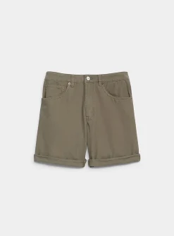 Cuffed 5-pocket short