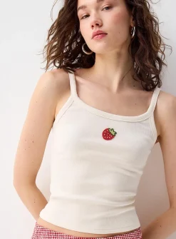 Cute beaded image cami