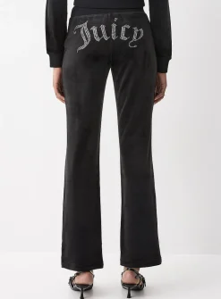 Diamond logo velvet pant