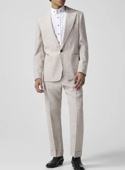 Doc chambray-like cuffed pant