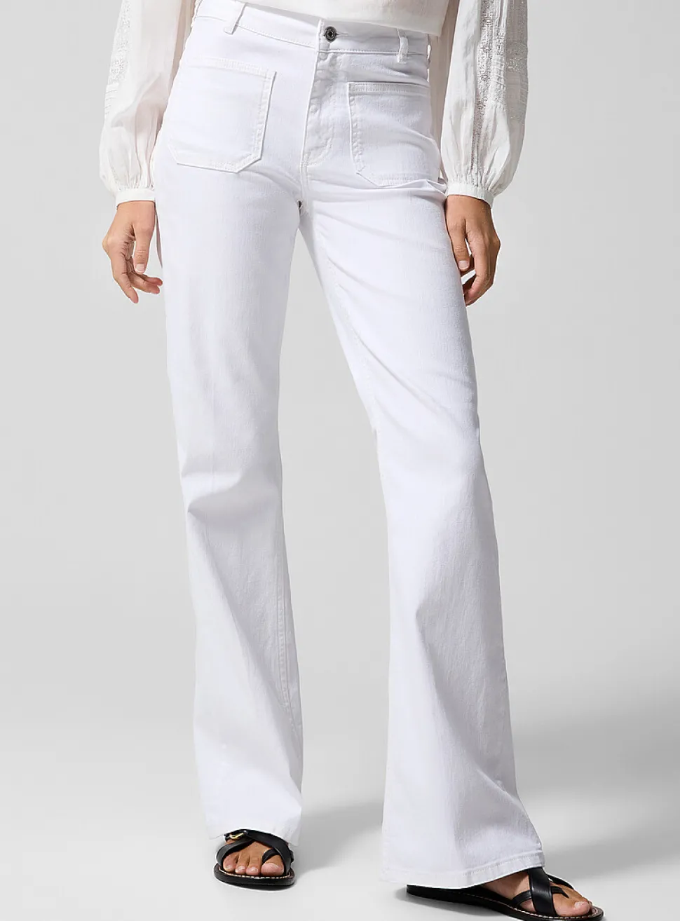 Dompay white jean