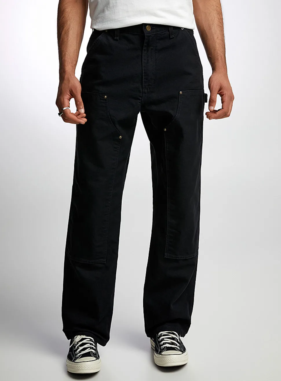 Double-knee carpenter pant