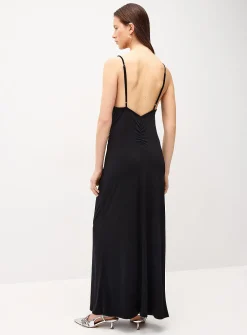Draped maxi dress