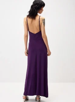 Draped maxi dress