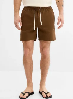 Drawstring-waist chino short