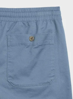 Drawstring-waist chino short