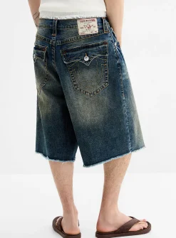 Dusty-indigo XL jort