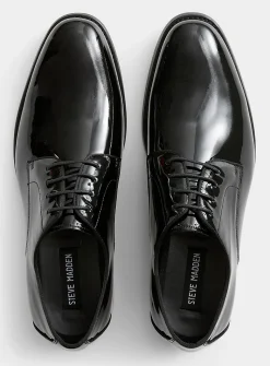 Duval patent leather derby shoes