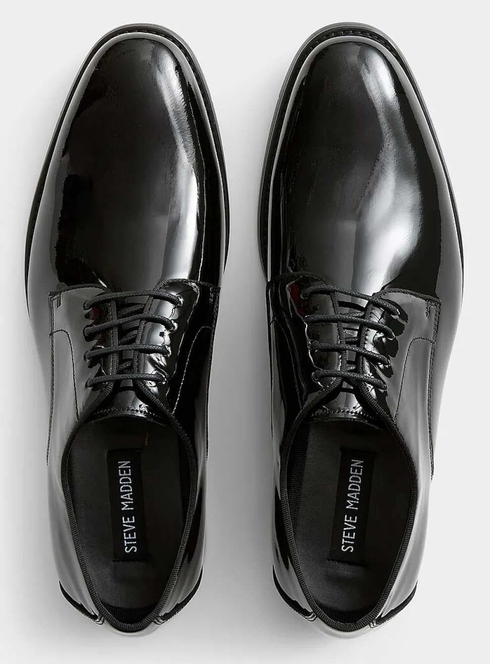 Duval patent leather derby shoes