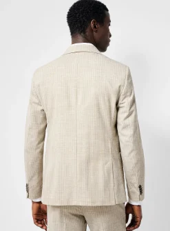 Ease beige stripe blazer
