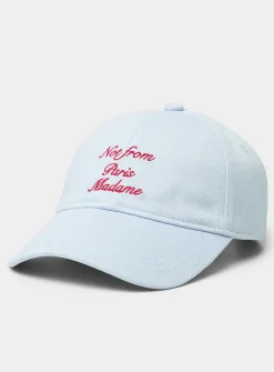 Elegant script slogan baseball cap