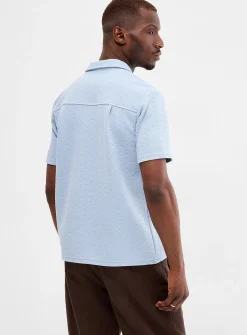 Embossed geo shirt