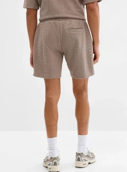 Embossed geo short