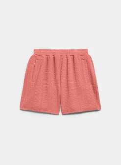Embossed geo short