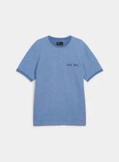 Embossed honeycomb T-shirt