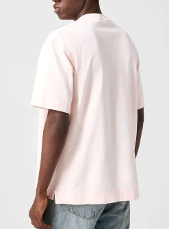 Embossed logo piqué T-shirt