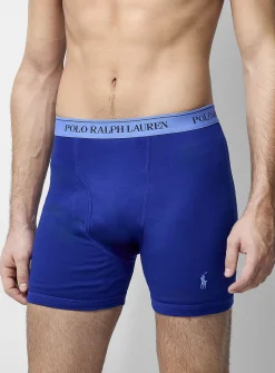 5" embroidered logo boxer briefs