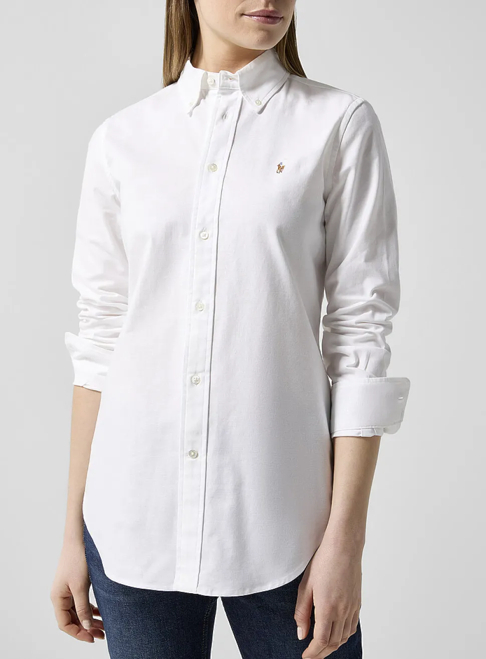 Embroidered logo shirt