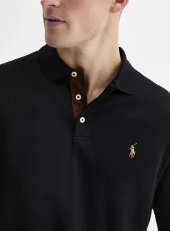 Embroidered rider jersey polo