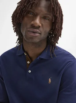 Embroidered rider jersey polo