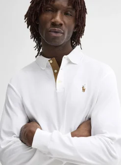 Embroidered rider jersey polo