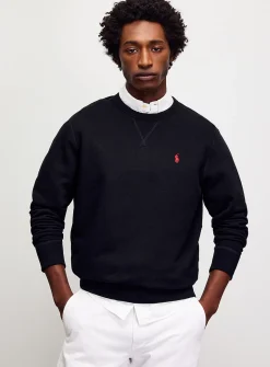 Embroidered rider logo sweatshirt