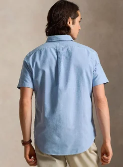Embroidered rider Oxford shirt