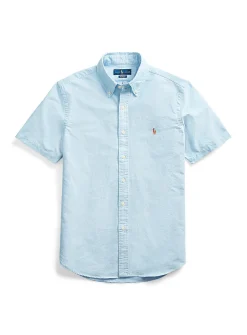 Embroidered rider Oxford shirt