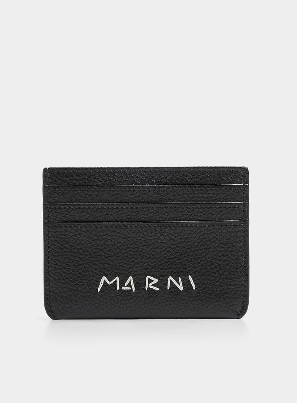 Embroidered signature card case