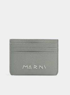 Embroidered signature card case