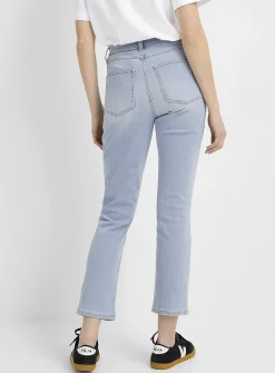 Emily distressed-detail stretch jean