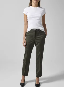Emma wool slim-leg pant