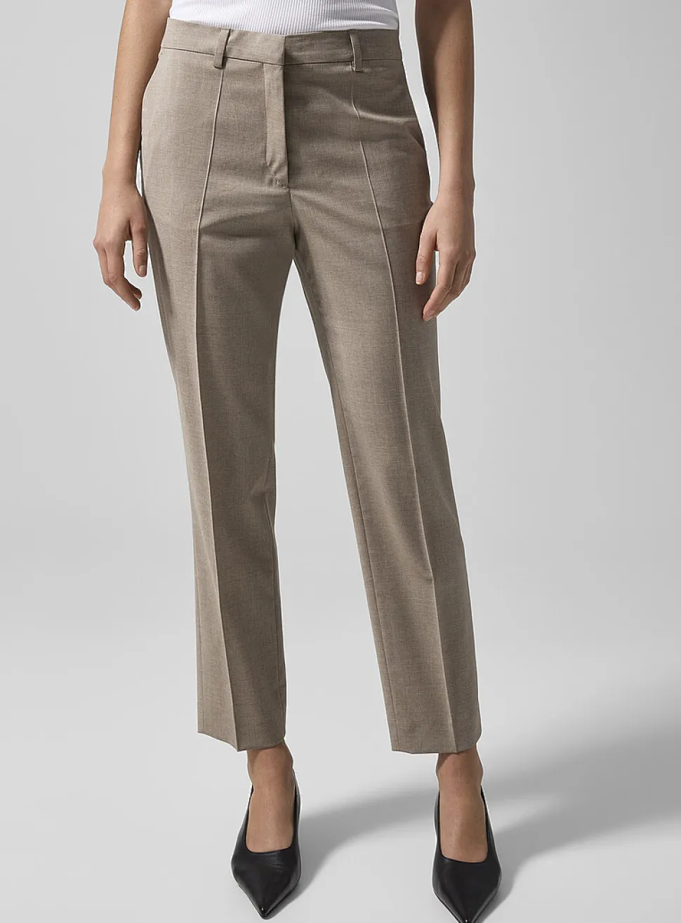 Emma wool slim-leg pant