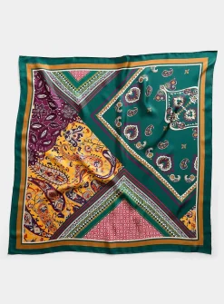Endy paisley mosaic scarf